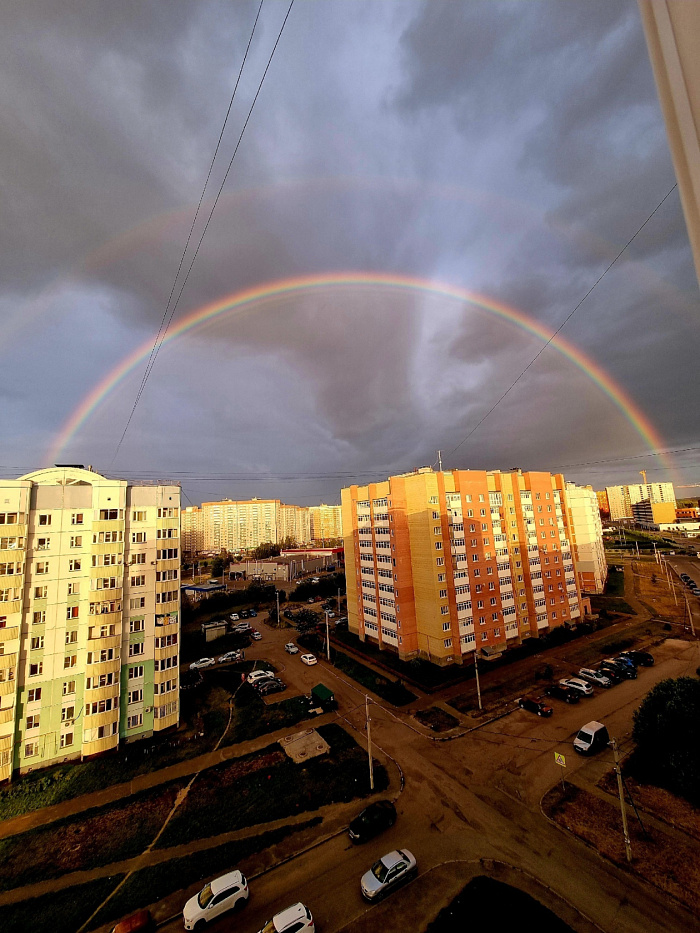 Ярославцы засняли двойную радугу: топ-10 фотографий