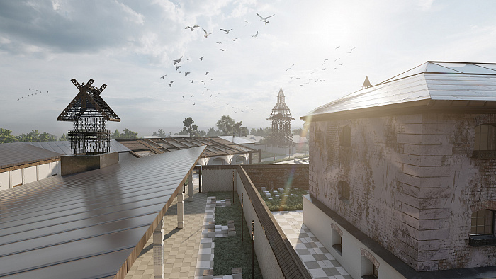 Ярославская студентка представила проект регенерации Тюремного замка в Данилове