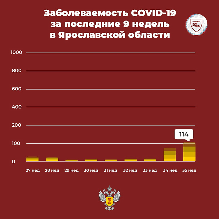 Роспотребнадзор: в Ярославской области резко выросла заболеваемость COVID-19