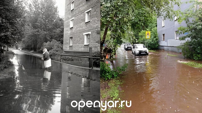 Ярославль ушёл под воду: городской потоп в фотографиях и мемах