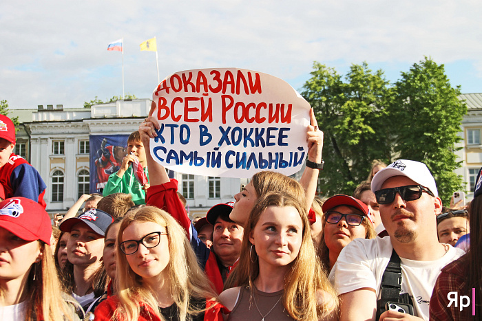 Двойной триумф и улица имени «Локомотива». Ярославль увидел второй за год Парад Чемпионов