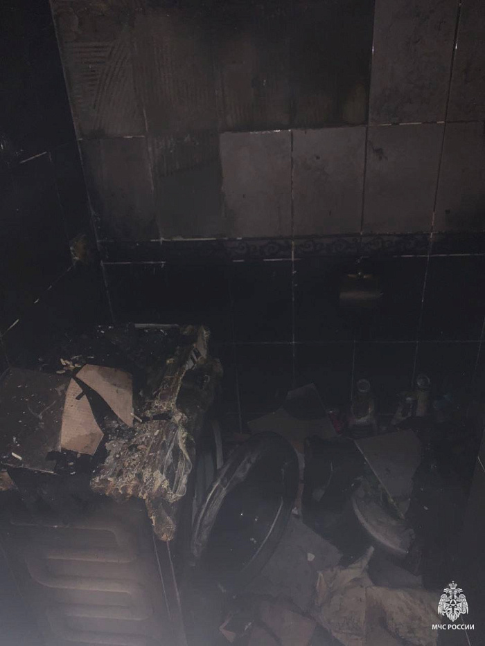 В квартире ярославца из-за стиральной машины вспыхнул пожар