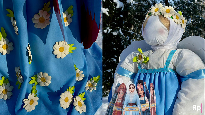 Душа отмерзает и начинает расцветать: в Ярославле проходит XV выставка масленичных кукол на острове Даманский